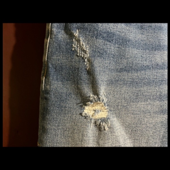 Pistola Distressed Frayed Hem Button Fly Cut Off Denim Shorts Size 27 - NWT - Picture 5 of 13